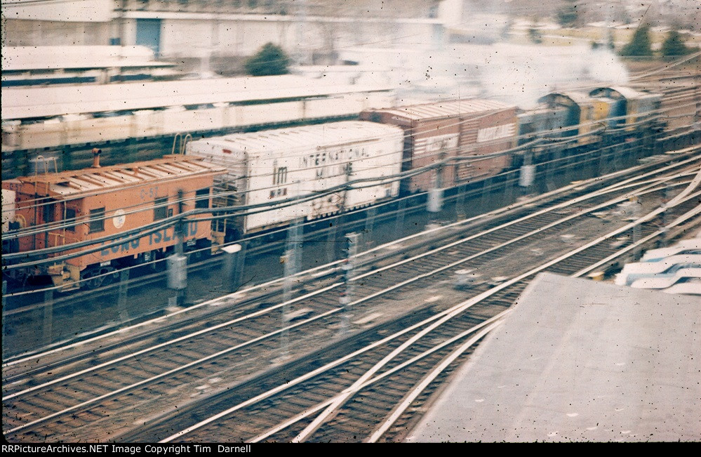 LI C-57 passing Shea Stadium station